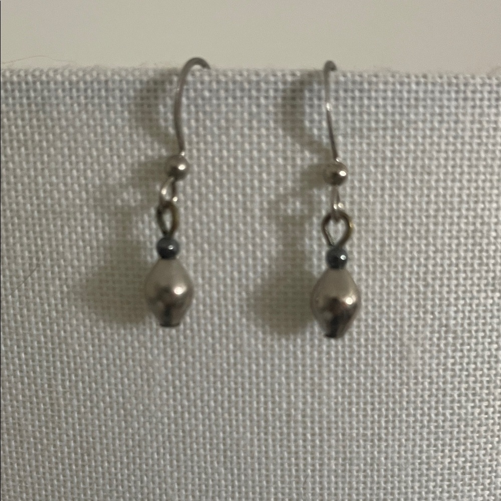 Elegant Silver Drop Earrings